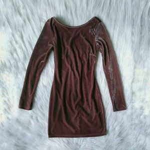 Mauve velvety dress ✨